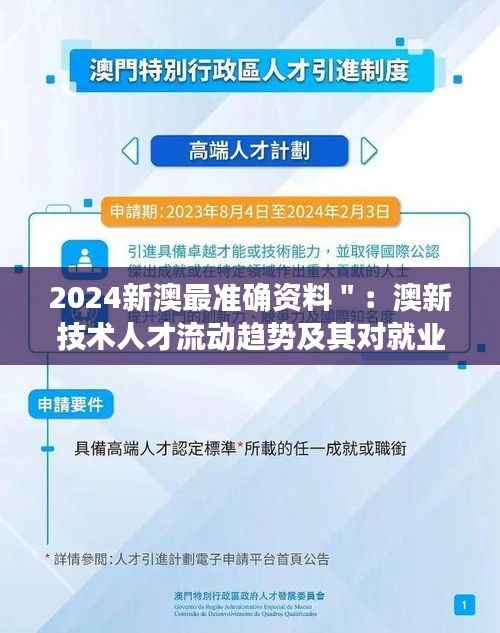 2024新澳最准确资料＂：澳新技术人才流动趋势及其对就业市场的影响观察
