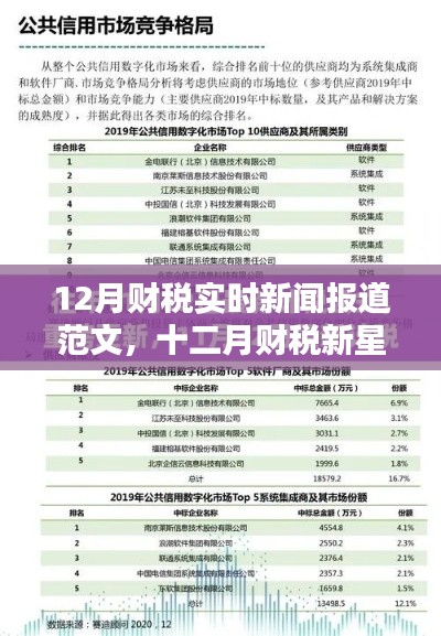十二月财税新闻热点,智能系统引领科技财税革命,新星闪耀实时报道