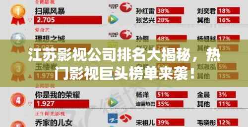 江苏影视公司排名大揭秘,热门影视巨头榜单来袭!